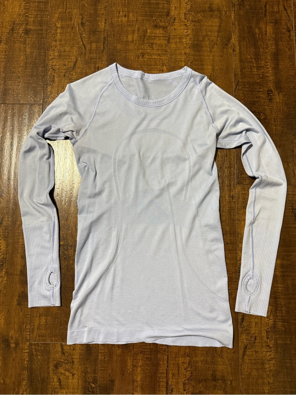 Lululemon Light Blue Long Sleeve Swiftly Top